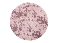 Alfombra de pelo largo NAVARRA rosa empolvado 160x160 cm