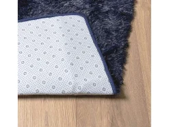 Alfombra de pelo largo NAVARRA azul marino 200x200 cm