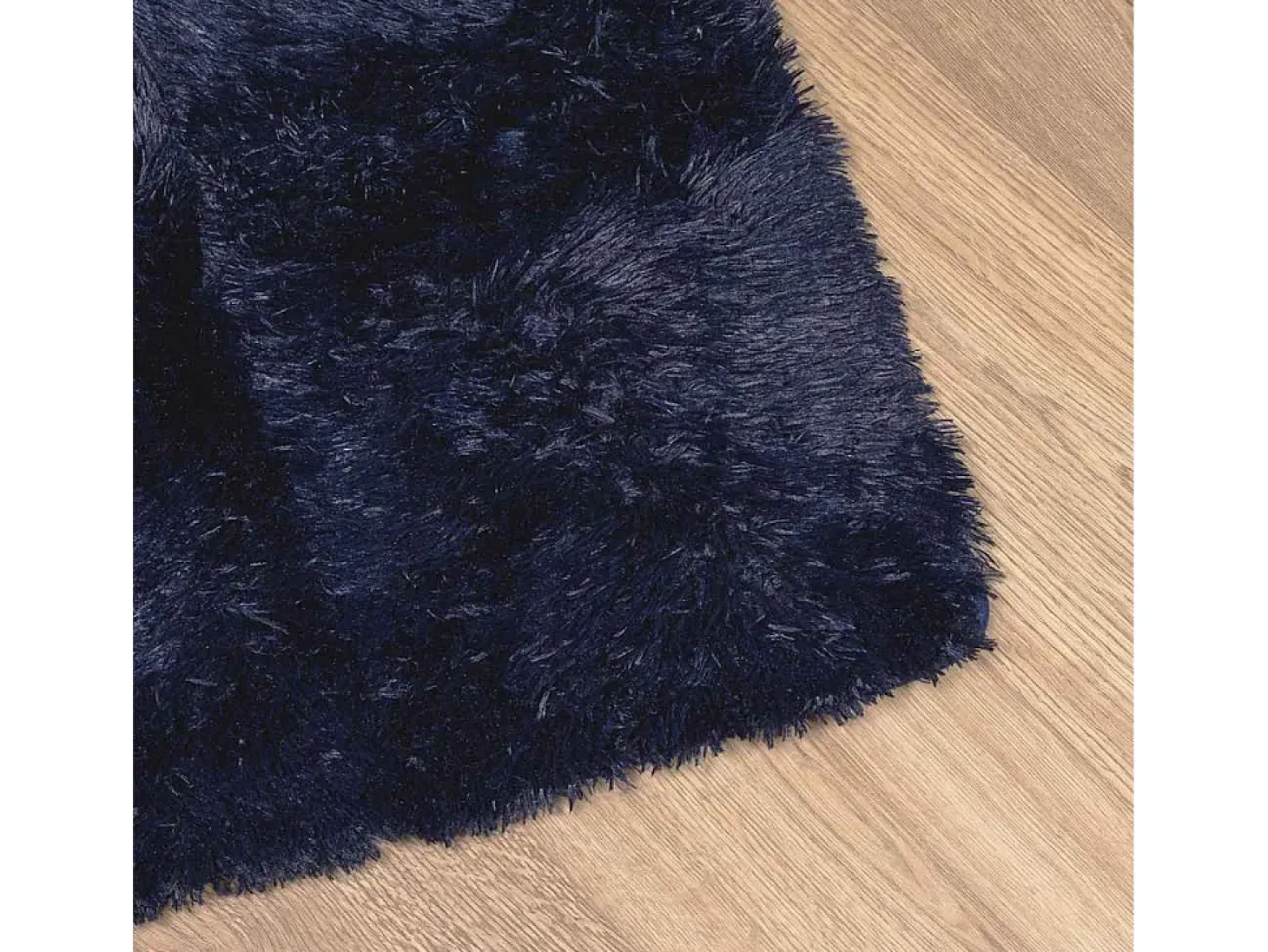 Alfombra de pelo largo NAVARRA azul marino 120x170 cm