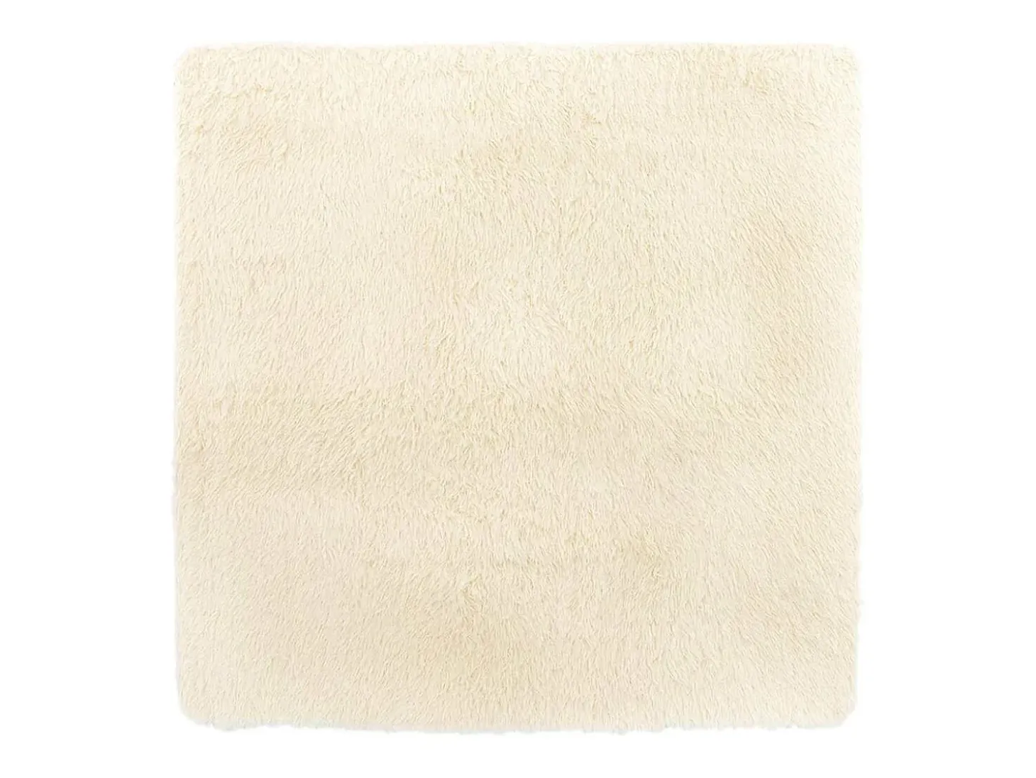Alfombra de pelo largo NAVARRA crema 200x200 cm poliéster