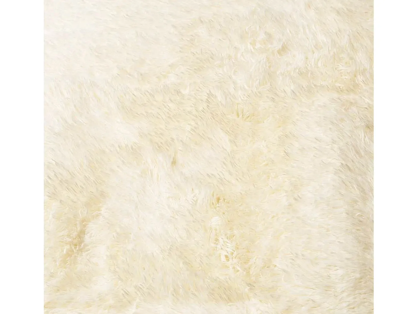 Alfombra de pelo largo NAVARRA crema 200x200 cm poliéster