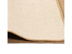 Alfombra de yute con reverso de látex 140x200 cm Natural