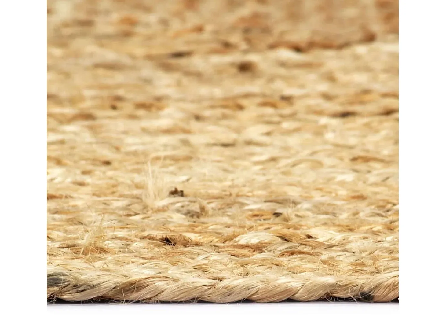 Alfombra de yute natural hecha a mano 80x160 cm