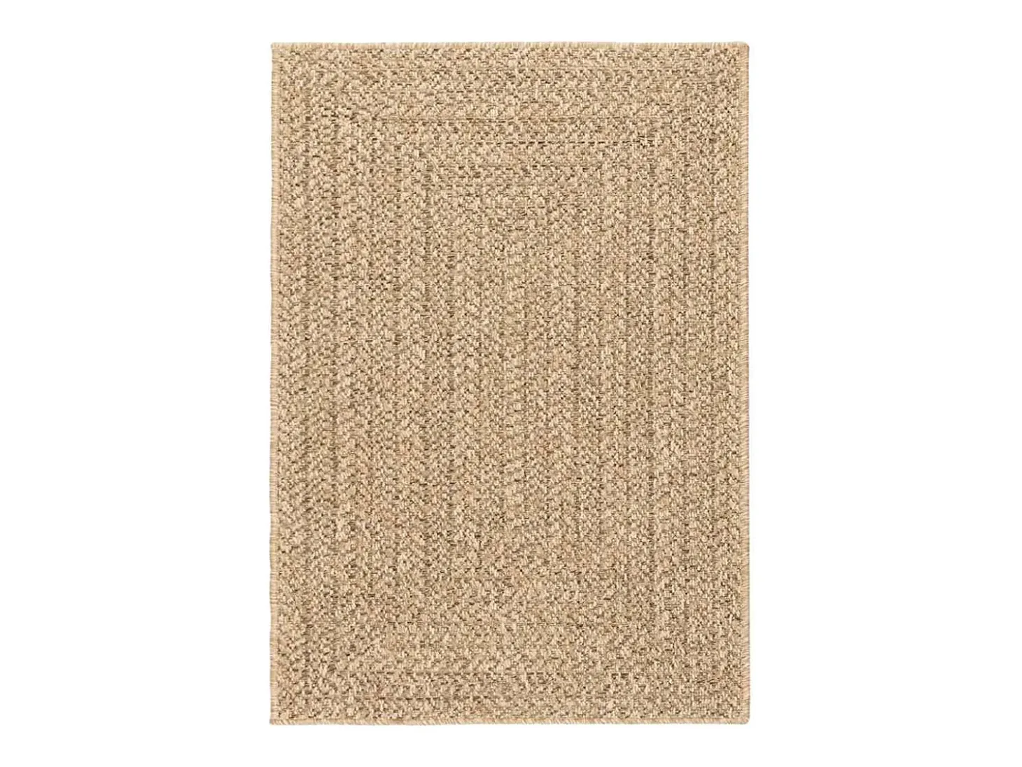 Alfombra efecto yute de 160x230 cm, para interior y exterior