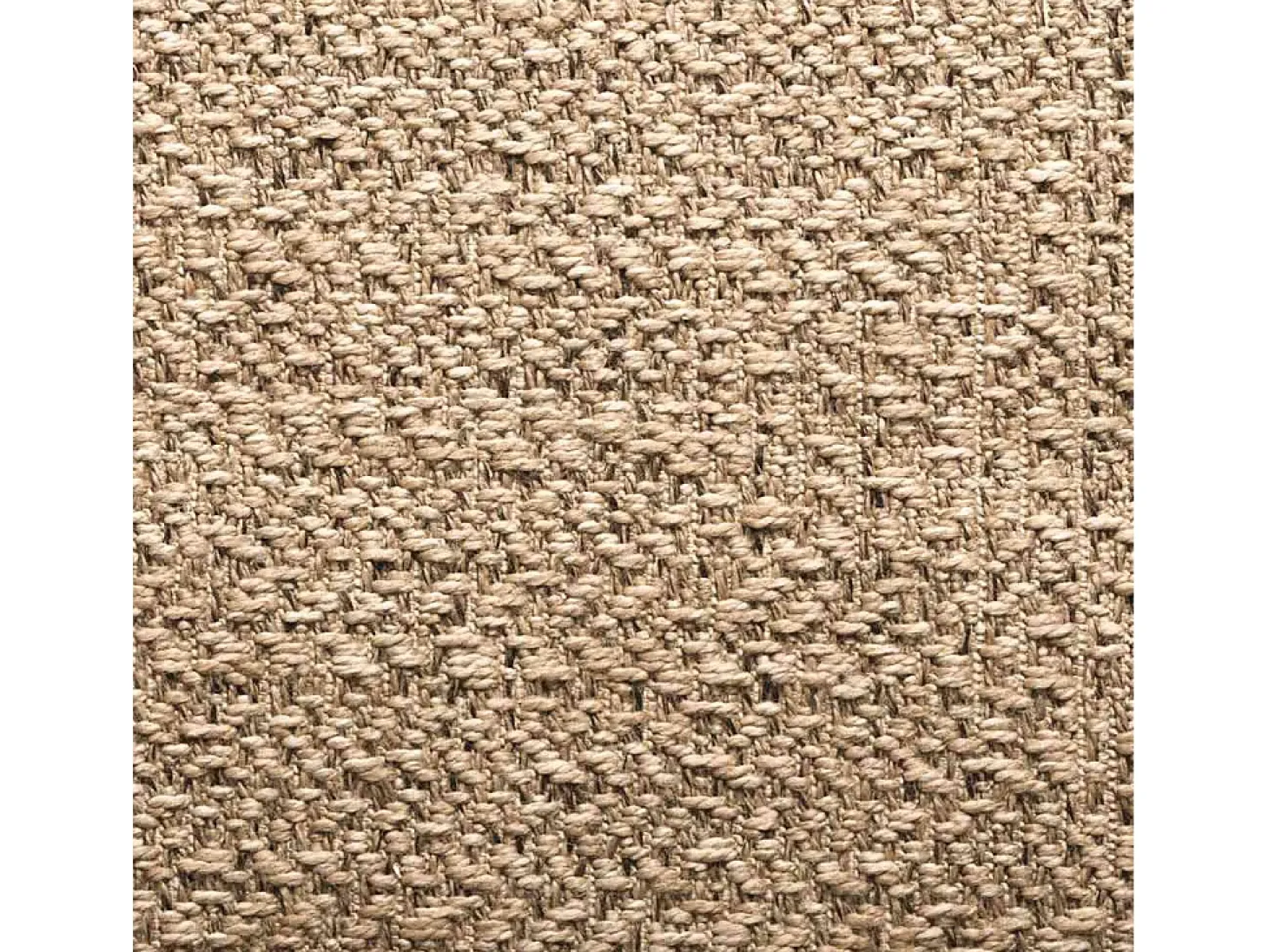 Alfombra efecto yute de 120x170 cm, para interior y exterior
