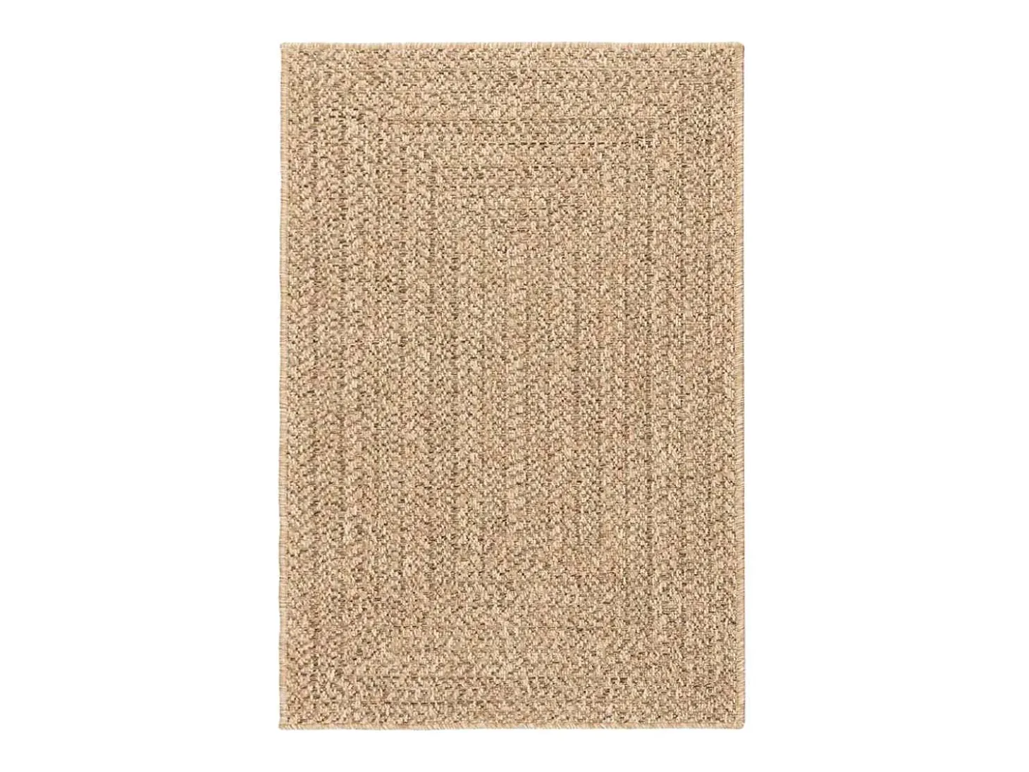 Alfombra efecto yute de 120x170 cm, para interior y exterior