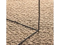 Alfombra efecto yute de 120x170 cm, para interior y exterior
