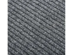 Alfombra felpudo atrapasuciedad gris 100x100 cm