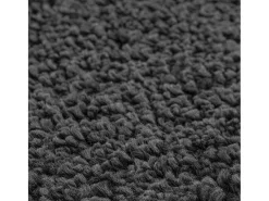 Alfombra gris oscuro 120 x 120 cm Polipropileno