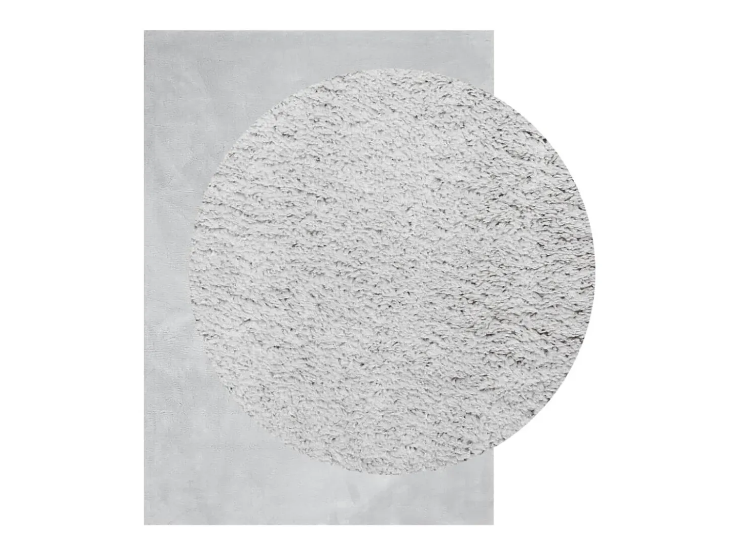 Alfombra HUARTE de pelo corto suave y lavable en gris 200x280 cm