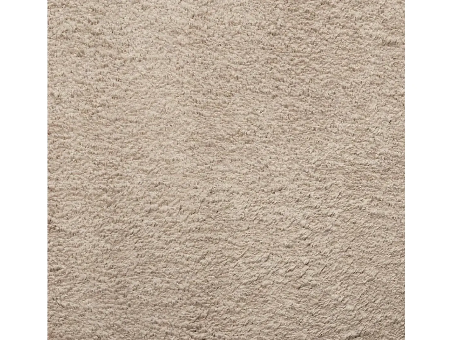 Alfombra HUARTE de pelo corto suave y lavable, color arena, 80x200 cm