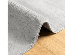 Alfombra HUARTE de pelo corto suave y lavable en gris 160x230 cm