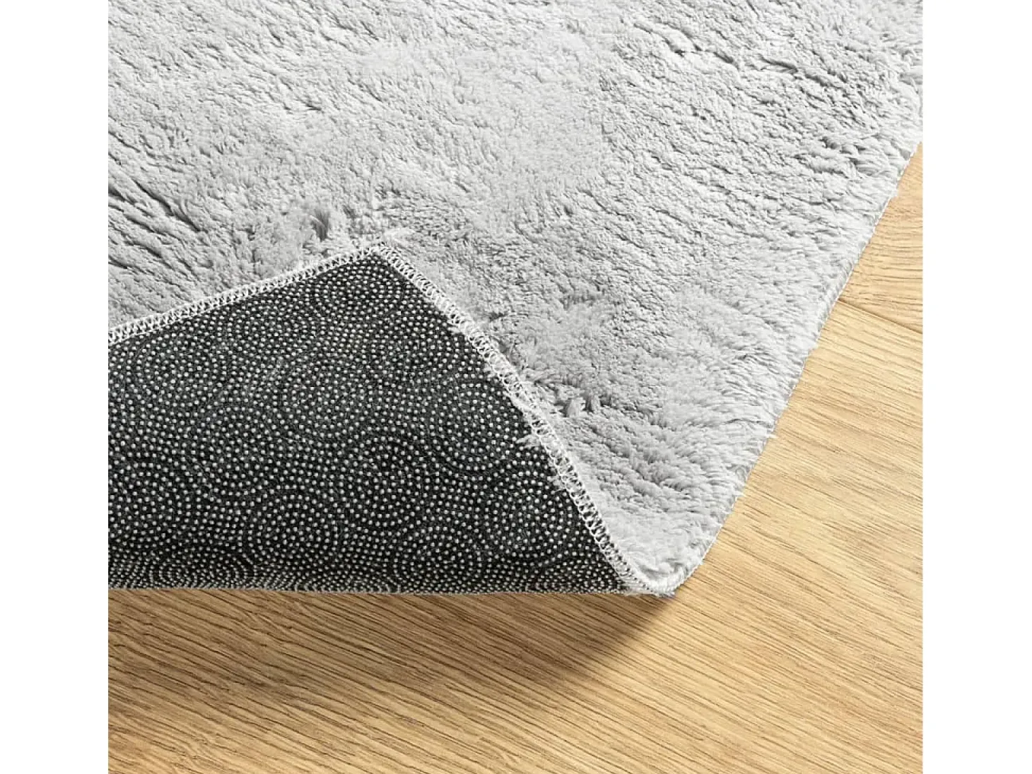 Alfombra HUARTE de pelo corto suave y lavable en gris 160x230 cm