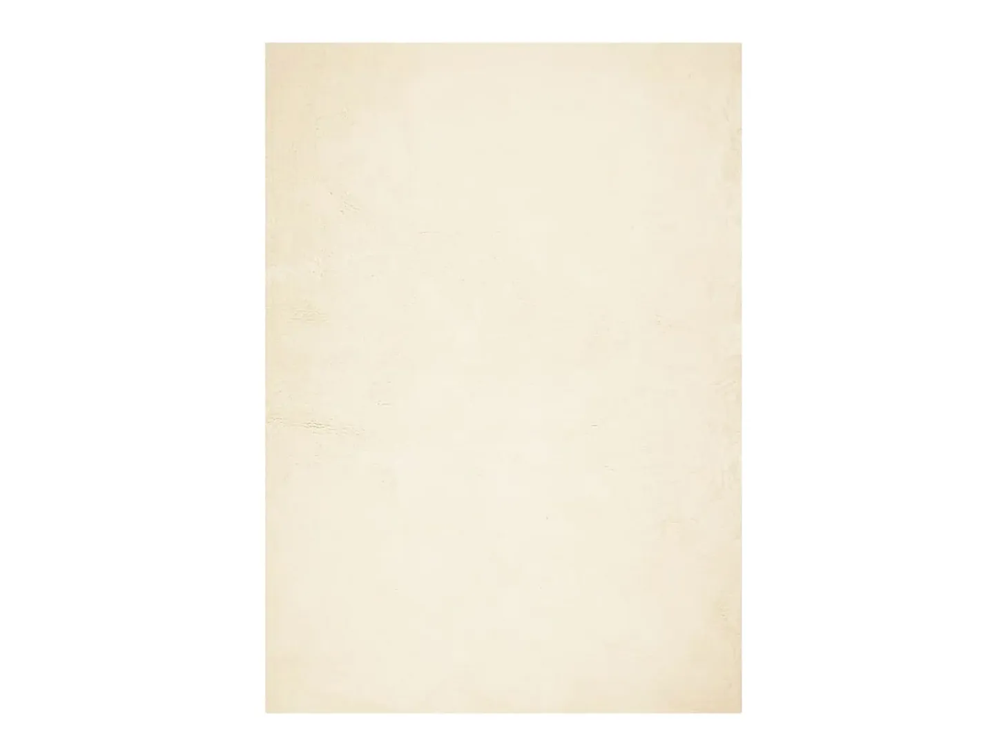 Alfombra HUARTE de pelo corto suave y lavable color crema 240x340 cm