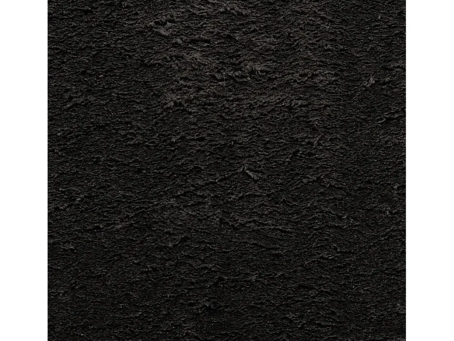 Alfombra HUARTE de pelo corto suave y lavable negra 200x280 cm