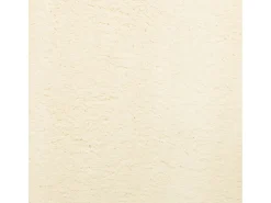 Alfombra HUARTE de pelo corto suave y lavable en color crema, Ø 160 cm