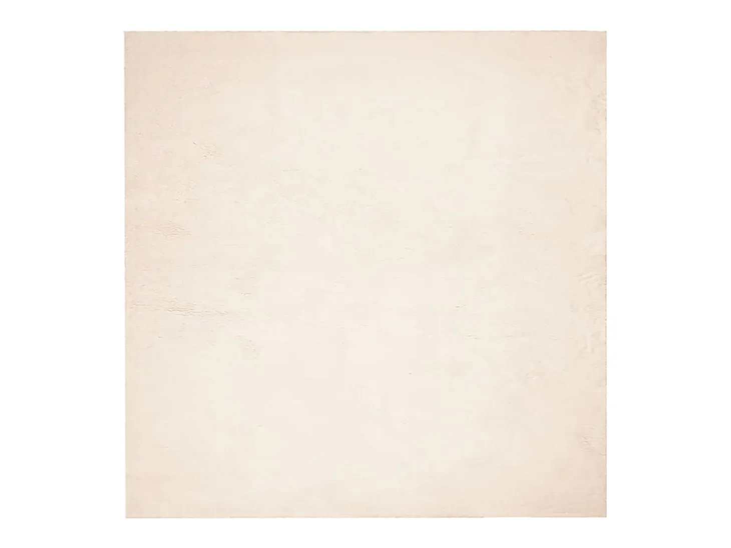 Alfombra HUARTE de pelo corto suave y lavable beige 200x200 cm