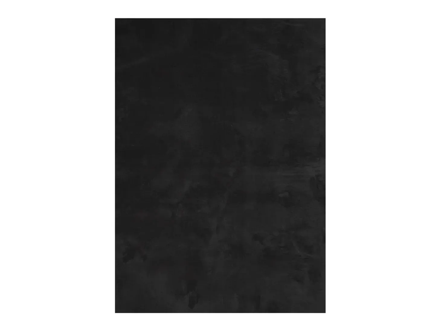 Alfombra HUARTE de pelo corto suave y lavable negra 120x170 cm