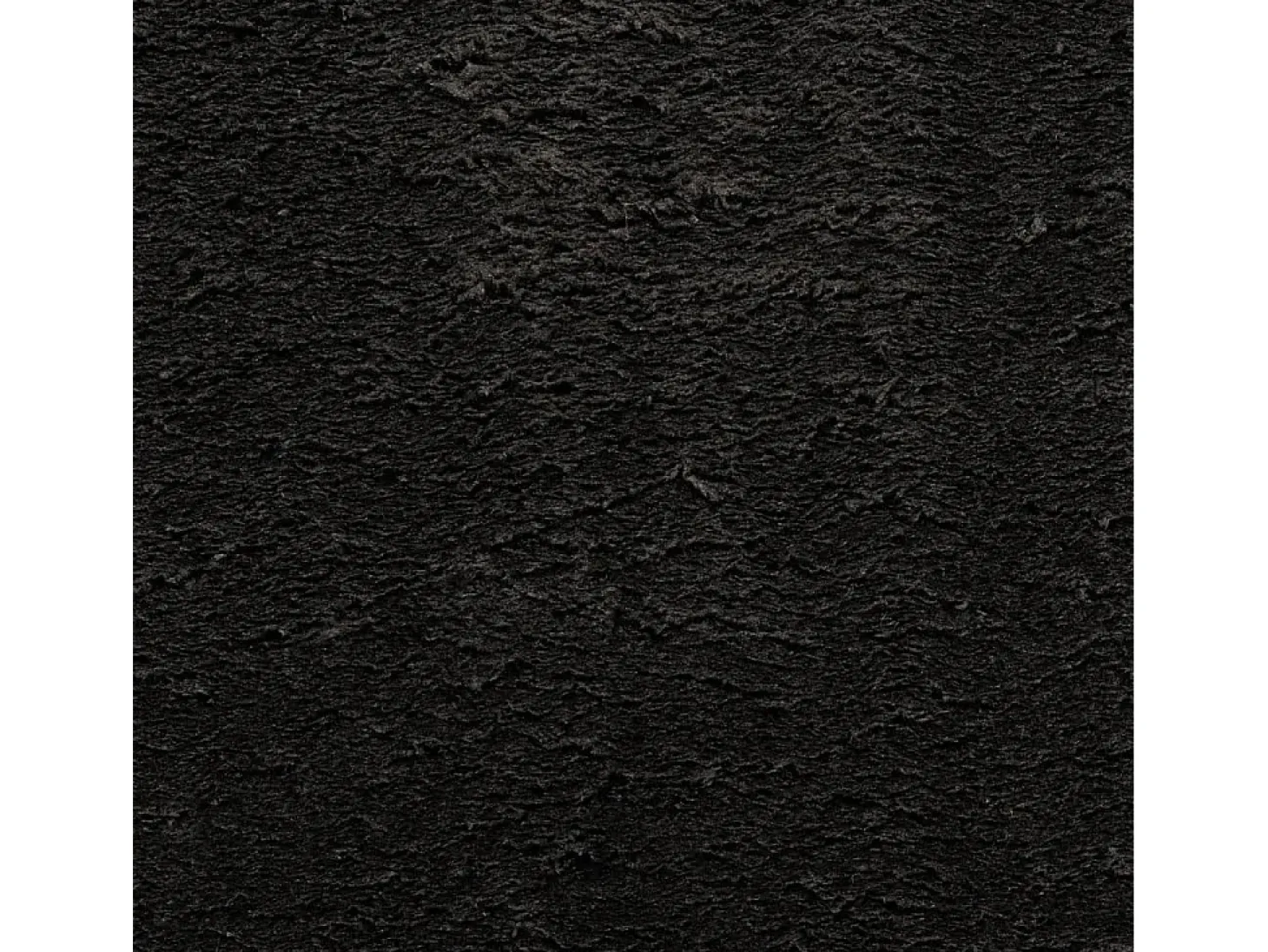 Alfombra HUARTE de pelo corto suave y lavable negra 120x170 cm