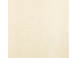 Alfombra HUARTE de pelo corto suave y lavable color crema 80x200 cm