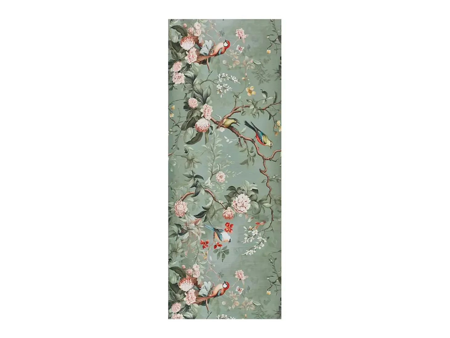 Alfombra interior - dibujos con flores - multicolor - 52 x 200 cm - RICCI