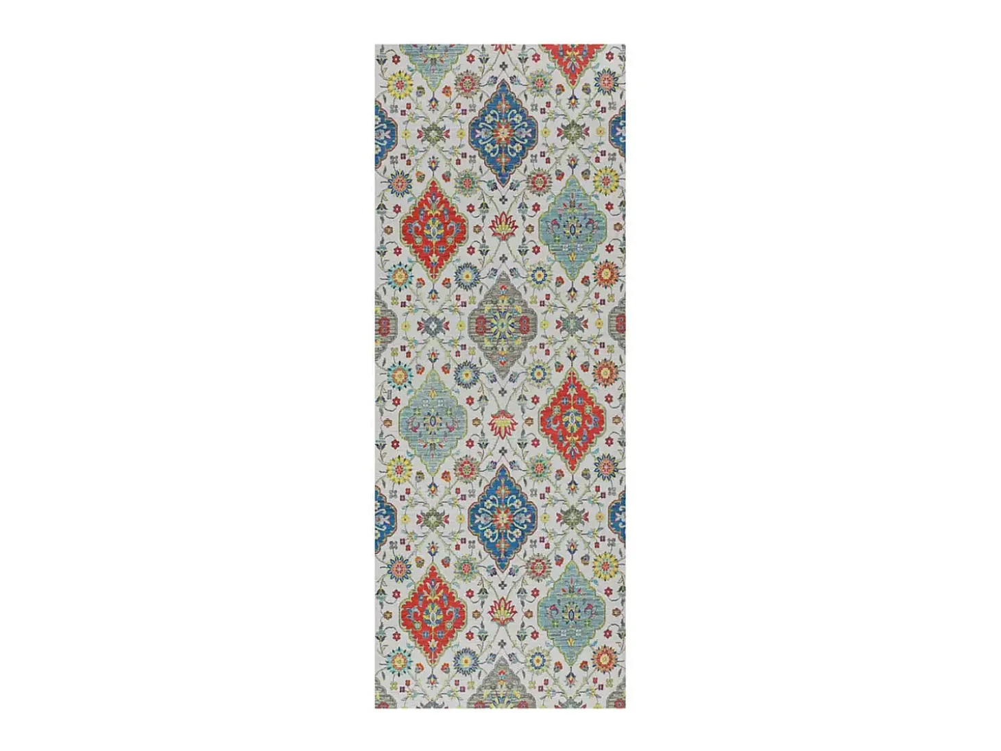 Alfombra interior - diseños bohemios - multicolor - 52 x 100 cm - RICCI