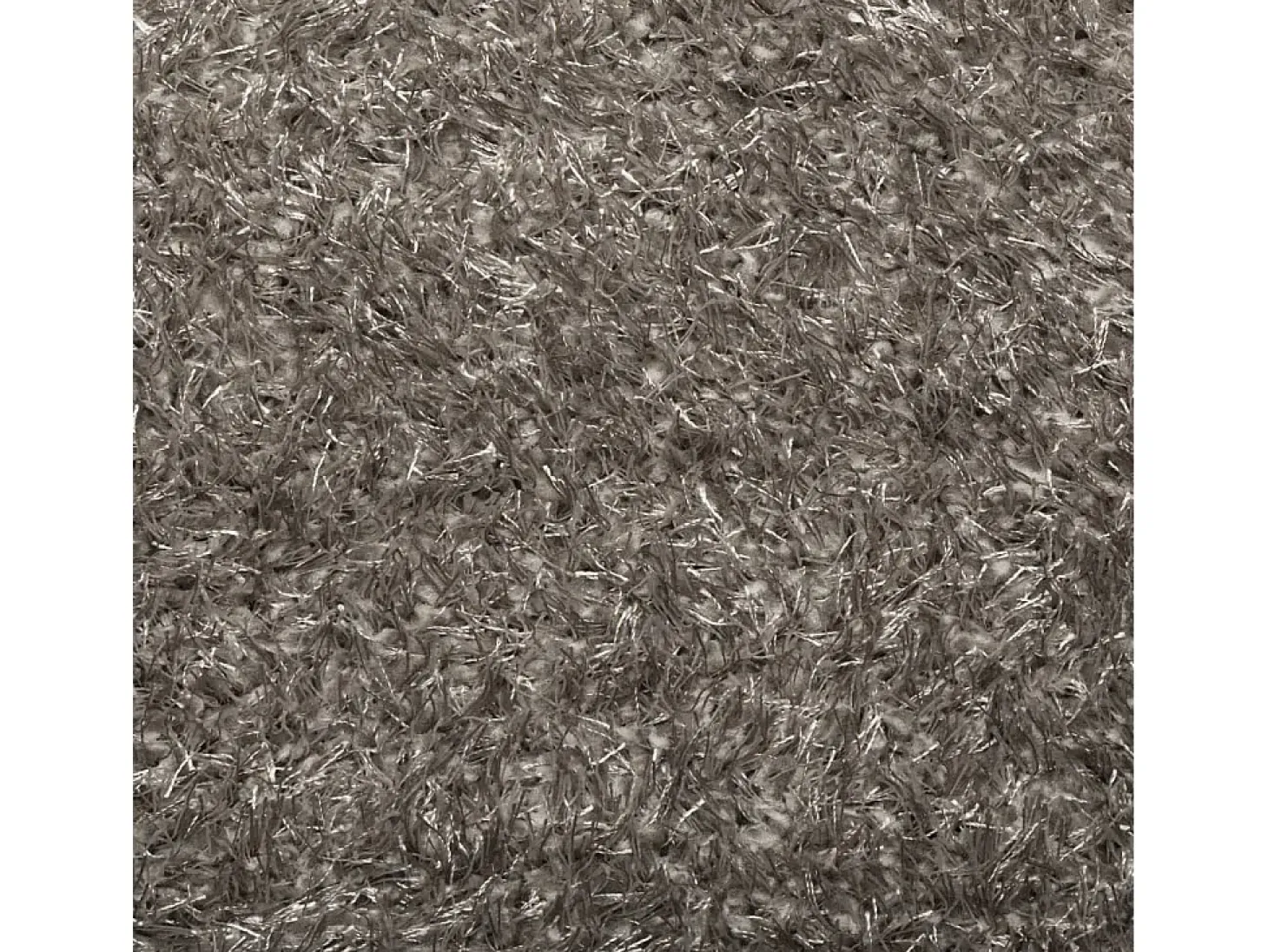 Alfombra ISTAN de pelo largo, aspecto gris brillante, 140x200 cm