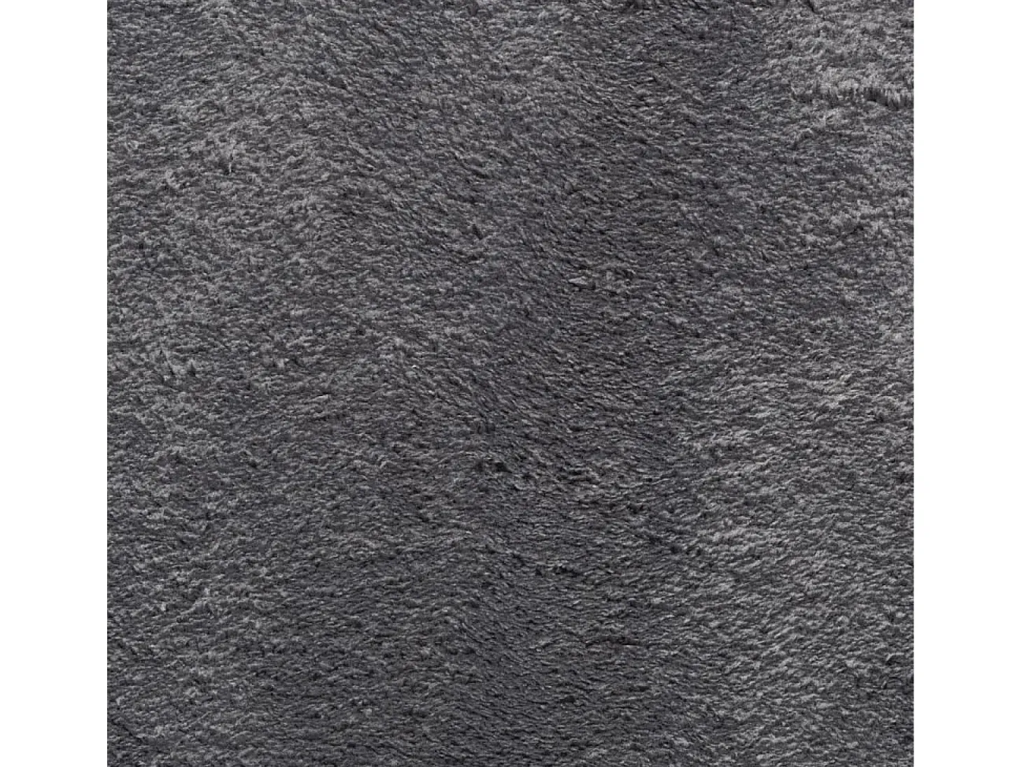 Alfombra lavable de pelo corto suave HUARTE antracita 120x120 cm