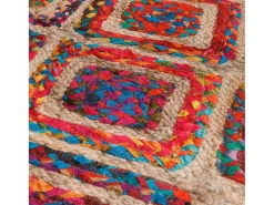 Alfombra lavable multicolor 80x150 cm antideslizante