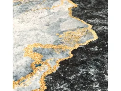 Alfombra lavable multicolor Ø 120 cm antideslizante