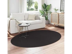 Alfombra Negra 140 x 200 cm Poliéster