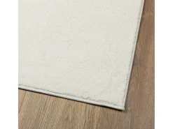 Alfombra OVIEDO de pelo corto color crema 160x230 cm