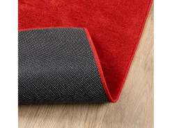 Alfombra OVIEDO pelo corto roja 160x230 cm