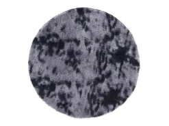 Alfombra peluda NAVARRA gris oscuro 160x160 cm