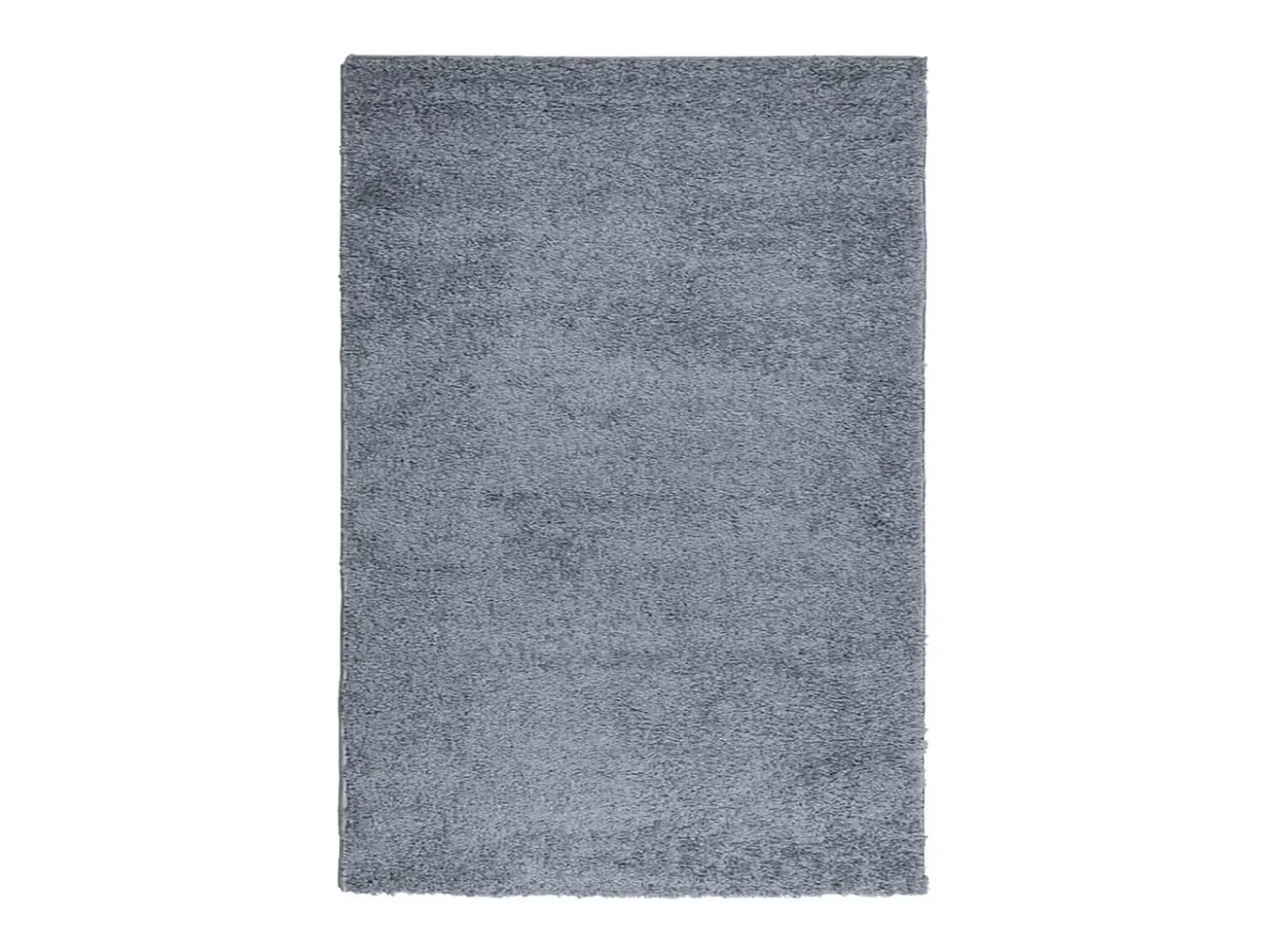 Alfombra peluda PAMPLONA, pelo largo, azul moderno, 140x200 cm