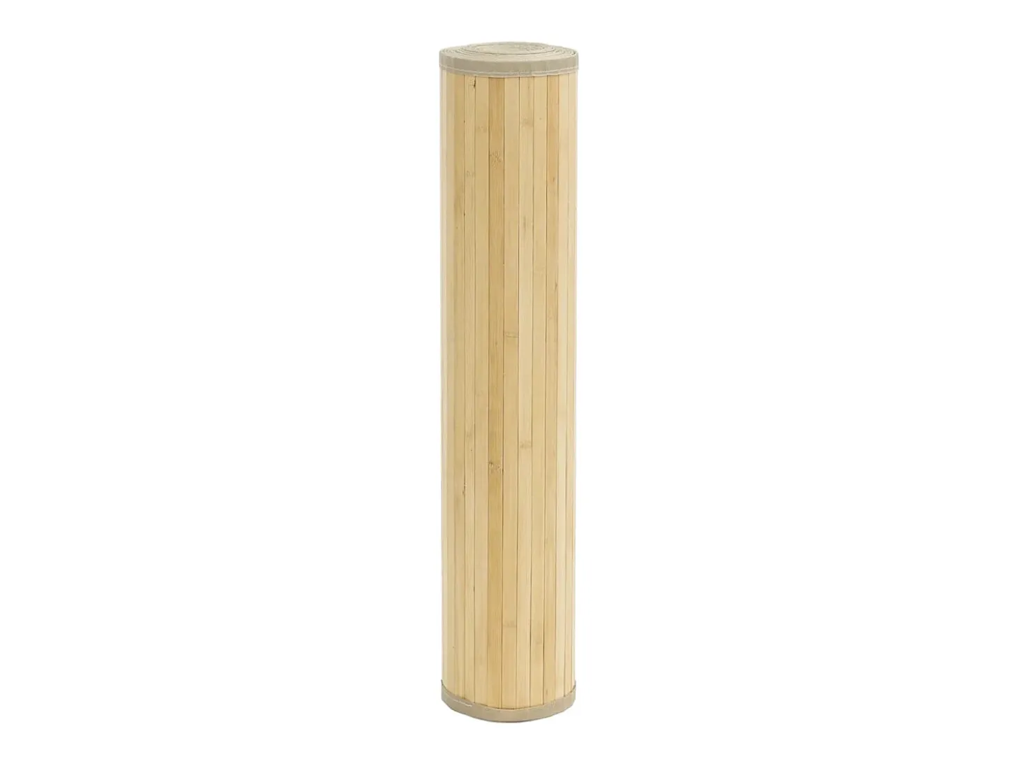 Alfombra rectangular de luz natural 100x300 cm bambú