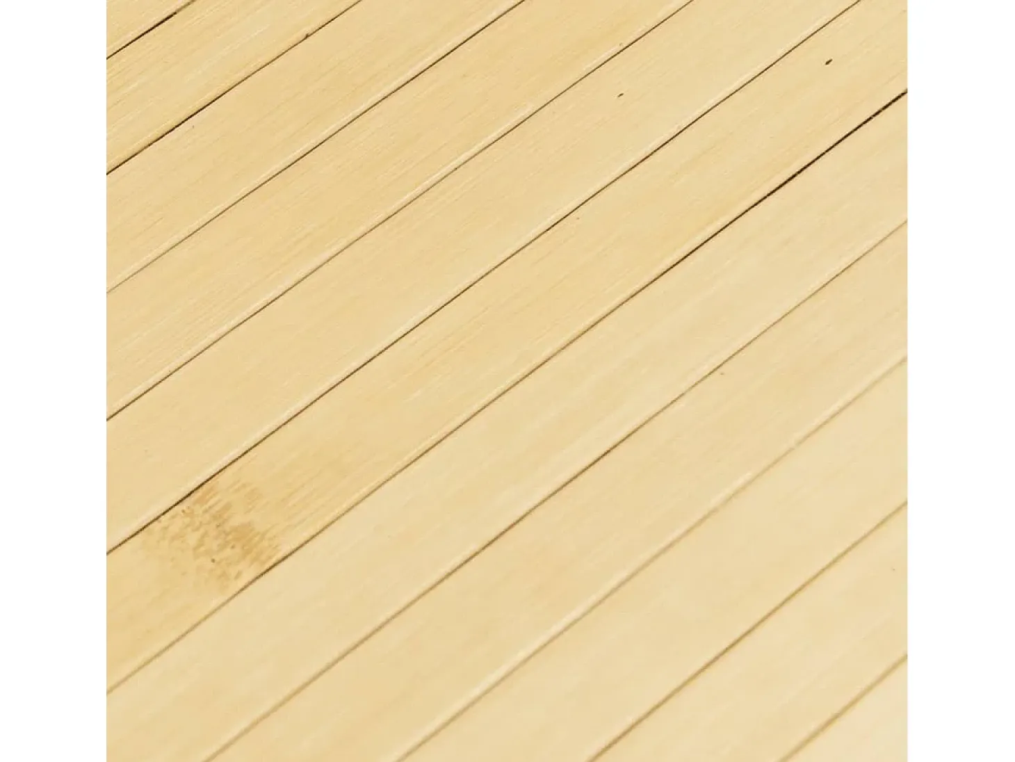 Alfombra rectangular de luz natural 100x300 cm bambú
