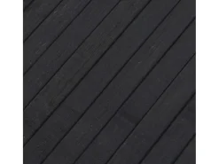 Alfombra rectangular gris 80x100 cm bambú