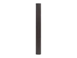Alfombra rectangular marrón oscuro 70x200 cm bambú