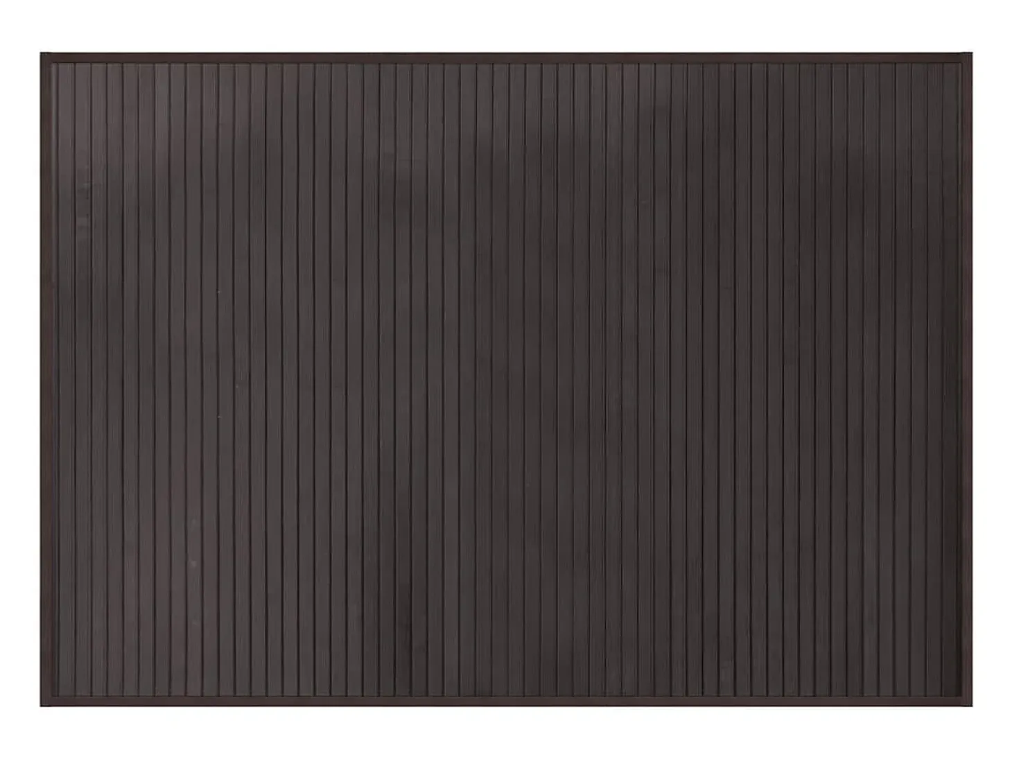 Alfombra rectangular marrón oscuro 70x100 cm bambú