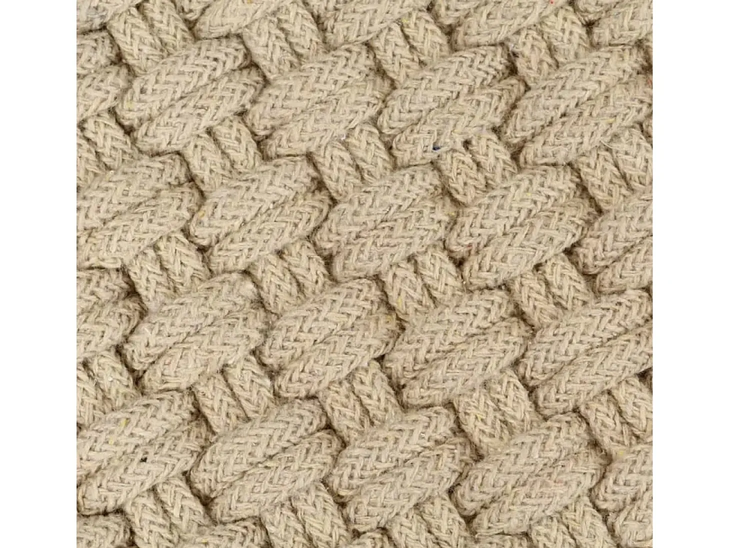 Alfombra Rectangular Natural 160x230 cm Algodón