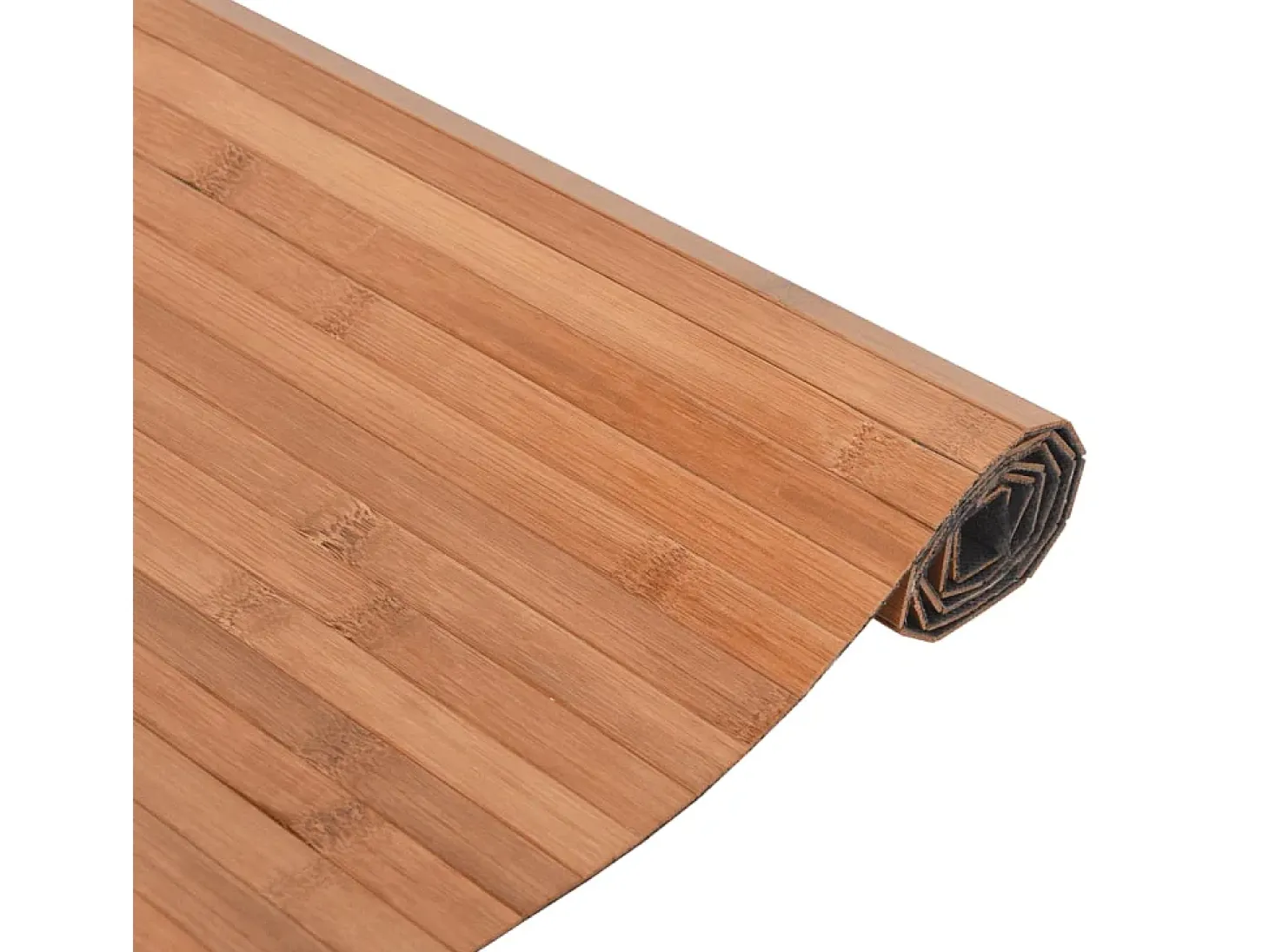Alfombra rectangular natural de bambú 80x100 cm