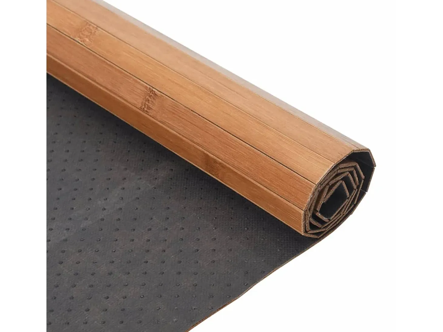 Alfombra rectangular natural 100x100 cm bambú