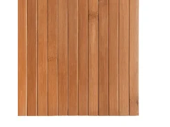 Alfombra rectangular natural 100x100 cm bambú