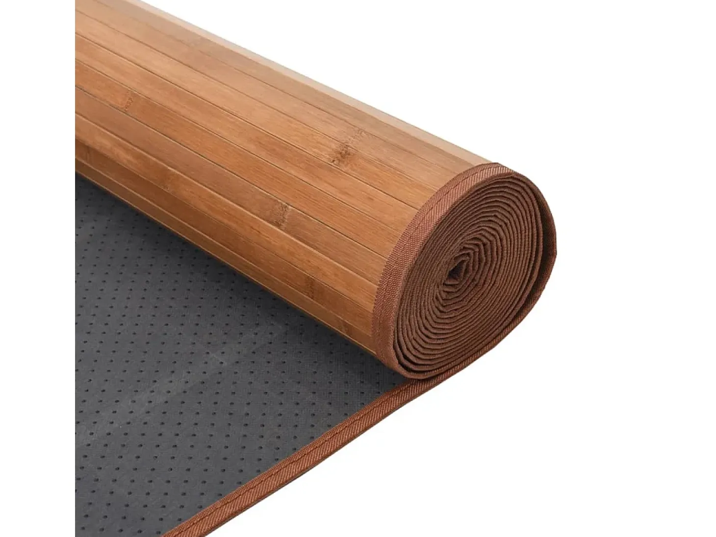 Alfombra rectangular natural de bambú 60x300 cm