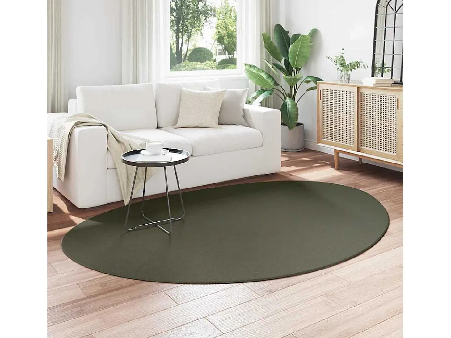 Alfombra Verde Bosque 160 x 230 cm Poliéster