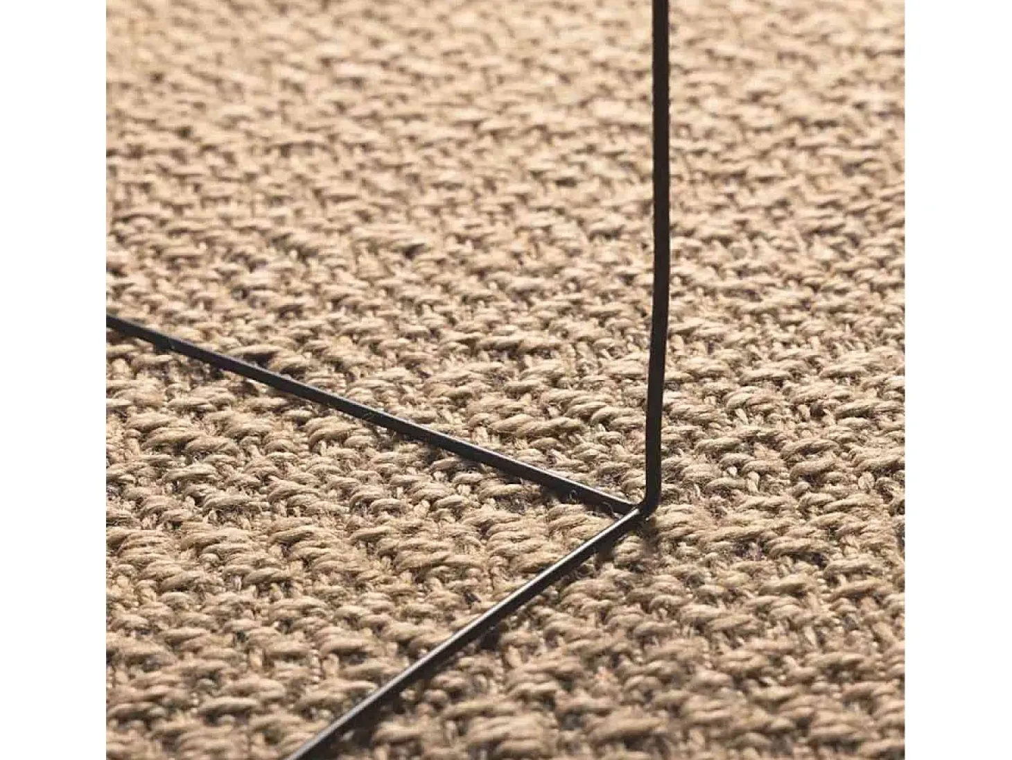 Alfombra ZIZUR 140x200 cm efecto yute para interior y exterior