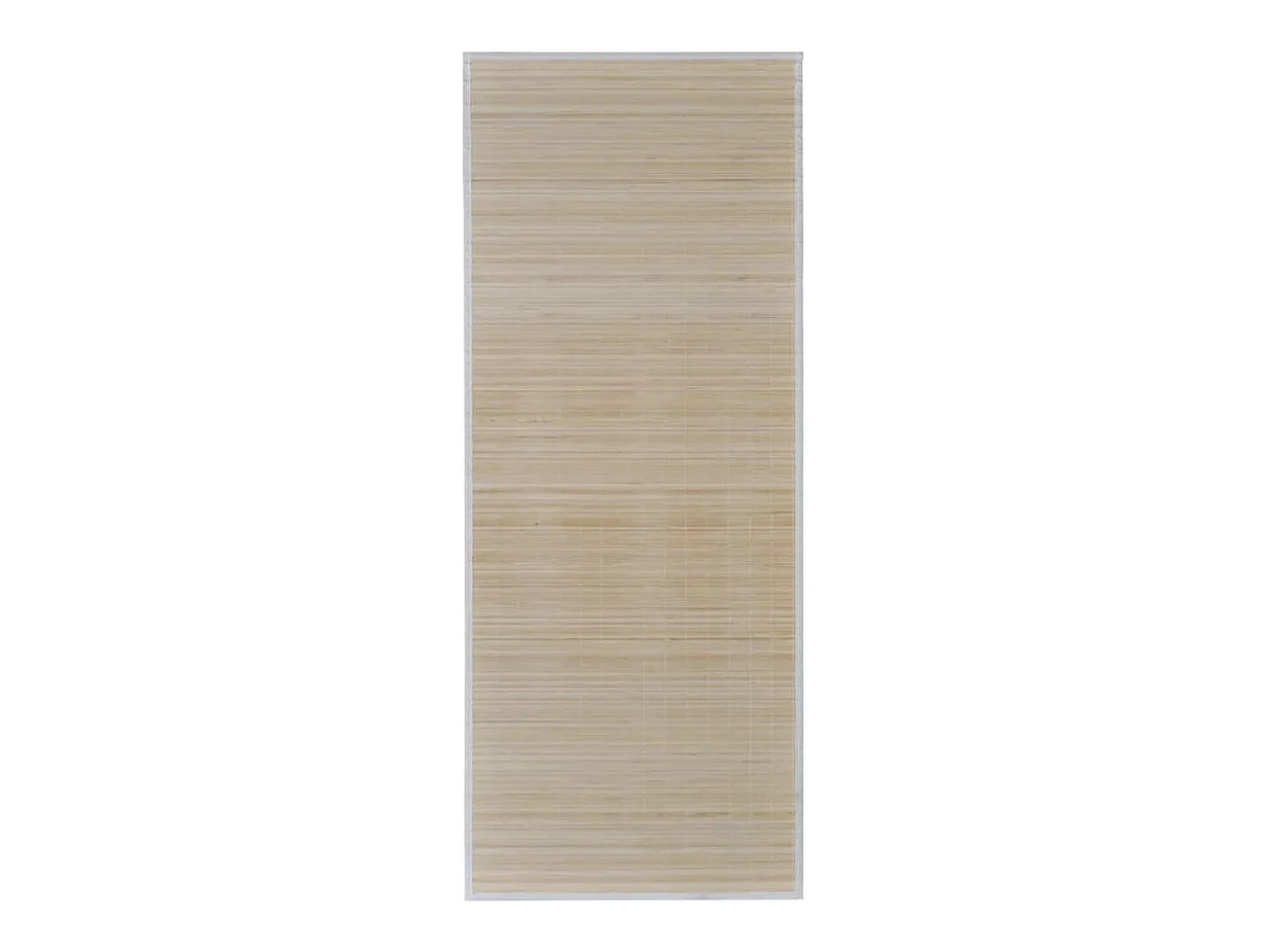 Alfombras rectangulares Bambú natural 2 uds 120x180 cm