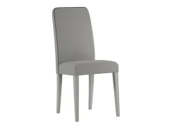 Anita - Silla de ecopiel gris oscuro 2 piezas