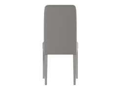 Anita - Silla de ecopiel gris oscuro 2 piezas